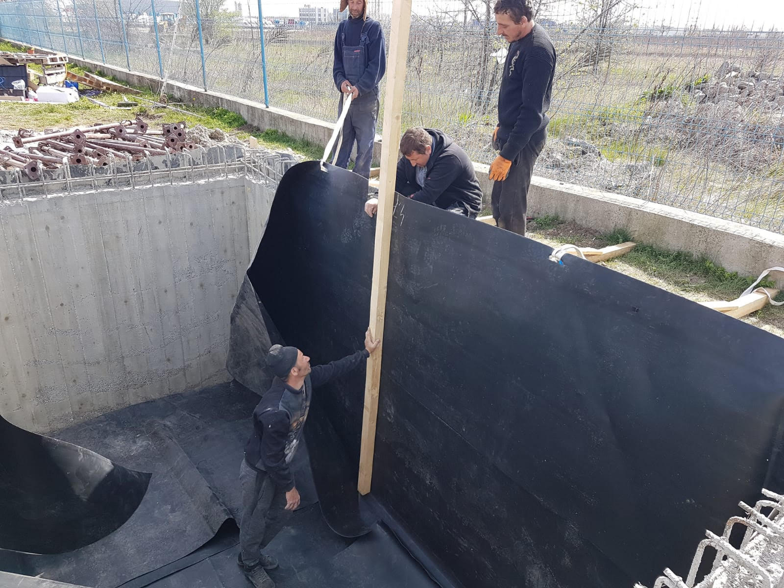 Rampa spalare camioane si bazin retentie Iveco Romania